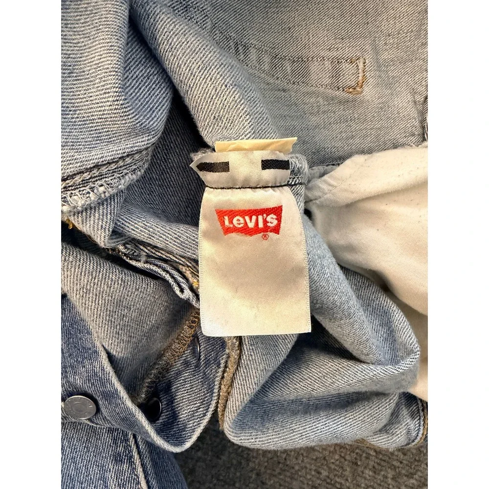 Levi's‎ 501 Vintage Mens Jeans 36x30 Button Fly Red Tab Distressed Straight Leg